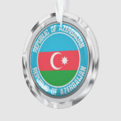 Azerbeidzjan Ronde Embleem Ornament (voorkant)