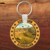 Azerbeidzjan Sleutelhanger (Achterkant)