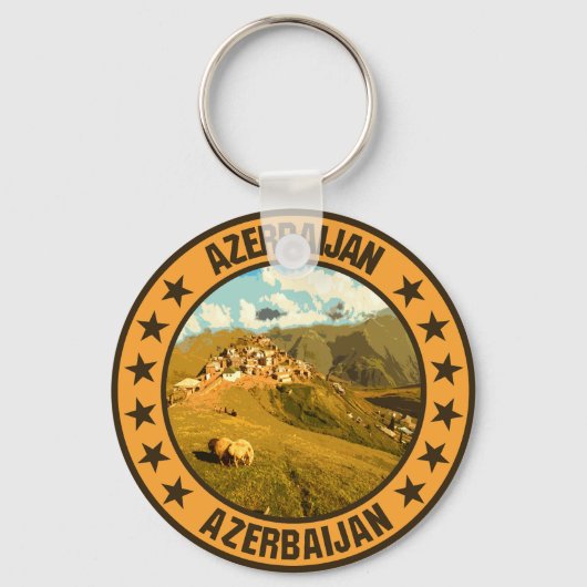 Azerbeidzjan Sleutelhanger (Achterkant)
