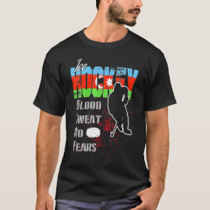Azerbeidzjan Supporter Blood Sweat Geen angst Ice  T-shirt