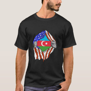 Azerbeidzjan Verenigde Staten Verenigde Staten Ame T-shirt