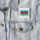 Azerbeidzjan Vierkante Button 5,1 Cm (In situ)