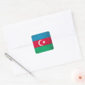 Azerbeidzjan Vierkante Sticker (Envelop)