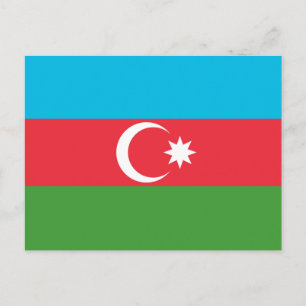 Azerbeidzjan vlag briefkaart