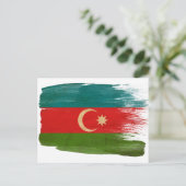 Azerbeidzjan Vlag Briefkaarten (Staand voorkant)