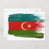 Azerbeidzjan Vlag Briefkaarten (Voorkant / Achterkant)