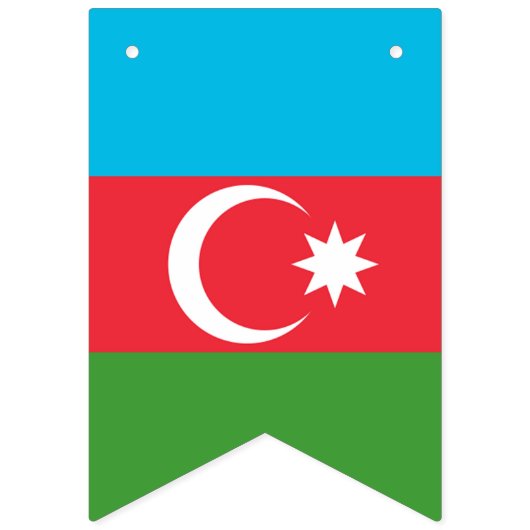 Azerbeidzjan vlag vlaggetjes (Tweede vlag)