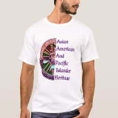 Aziatisch Amerikaans en Pacifisch Eiland Erfgoed T T-shirt (Voorkant)