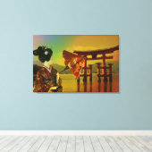 Aziatisch Canvas Afdruk (Insitu (Houten vloer))