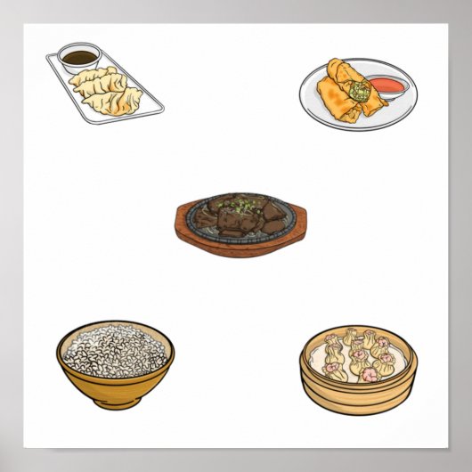 Aziatisch collectie poster (Voorkant)