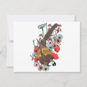 Aziatisch Draak Logo Briefkaart