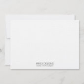 Aziatisch geïnspireerd kaart (Achterkant)