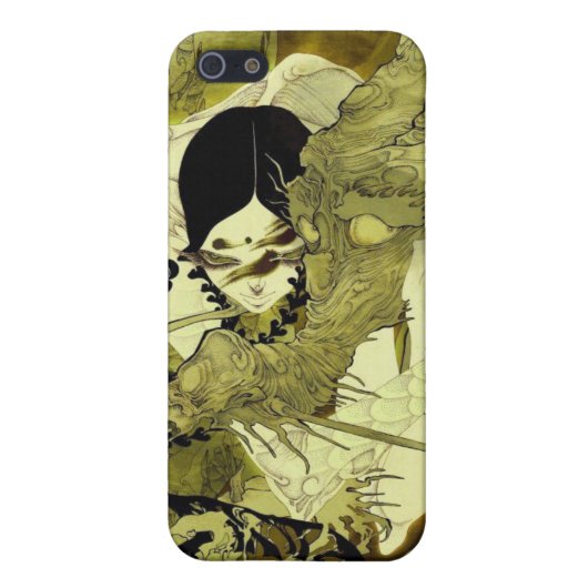 Aziatisch met draak iPhone 5 hoesje (Achterkant)