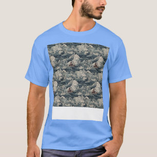 Aziatisch naadloos patroon oud Japans Chinees Kore T-shirt