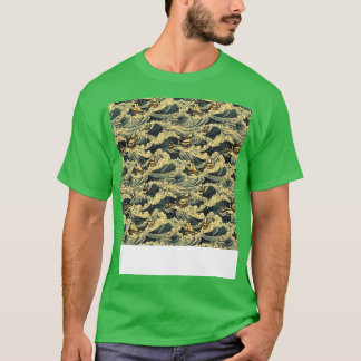 Aziatisch naadloos patroon oud Japans Chinees Kore T-shirt