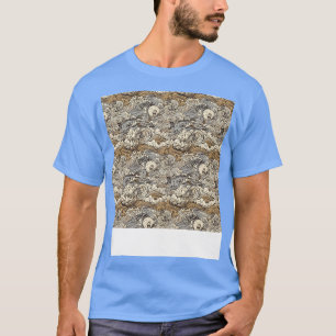Aziatisch naadloos patroon oud Japans Chinees Kore T-shirt