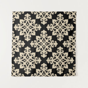 Aziatisch siermotief geometrisch patroon wandkleed