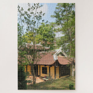 Aziatisch, Vietnamees, kunst, beeldhouwwerk, Boedd Legpuzzel