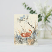 Aziatisch Vintage Briefkaart (Staand voorkant)