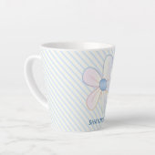 Aziatische Bloem Latte Mok (Linkerhoek)