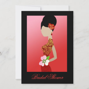 Aziatische bride kaart