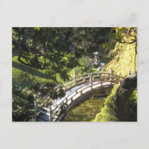 Aziatische brug briefkaart