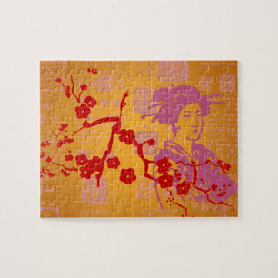  Aziatische collage Legpuzzel