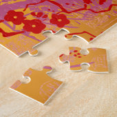  Aziatische collage Legpuzzel (Zijkant)