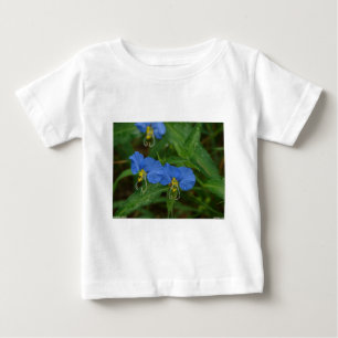 Aziatische dagbloem blauwe wilde bloem kleding & g
