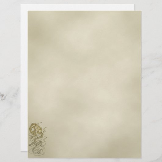  Aziatische draak Letterhead (Voorkant / Achterkant)