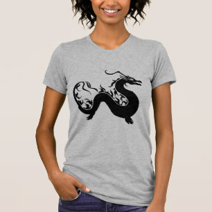 Aziatische draak t-shirt