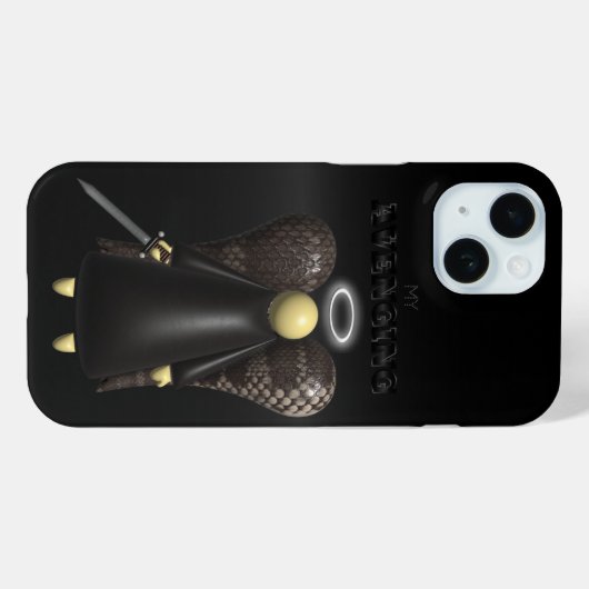 Aziatische engel, wraakzuchtige engel Case-Mate iPhone case (Achterkant (horizontaal))