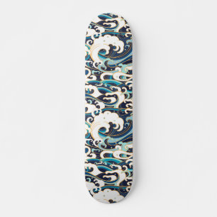 Aziatische golf in Japanse stijl Skateboard