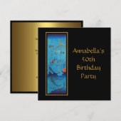  Aziatische haaien Art 50e verjaardag Kaart (Voorkant / Achterkant)