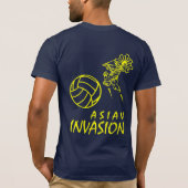 Aziatische invasie T Shirt (Achterkant)