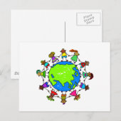 Aziatische Kinderen Briefkaart (Voorkant / Achterkant)