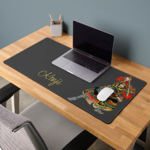 Aziatische Kunst Samurai Warrior Desk Mat