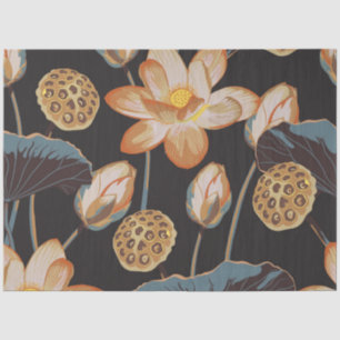 Aziatische lotusbloem. tissuepapier