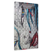 Aziatische meisje graffiti klembord (Rechts)