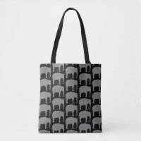 Aziatische olifant silhouetten patroon
