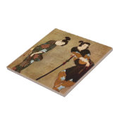 Aziatische paar tegeltje (Zijkant)