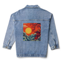 Aziatische Pacific Geïnspireerd Denim Jas