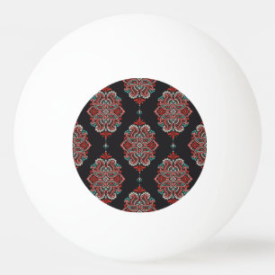 Aziatische paisley elementen, boho patroon. pingpongballen