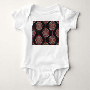 Aziatische paisley elementen, boho  patroon. romper
