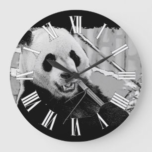 Aziatische panda beerwelp grote klok