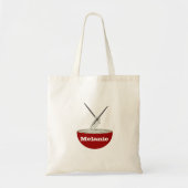 Aziatische Rijstnoodle Bibliotheek Tote Bag (Voorkant)