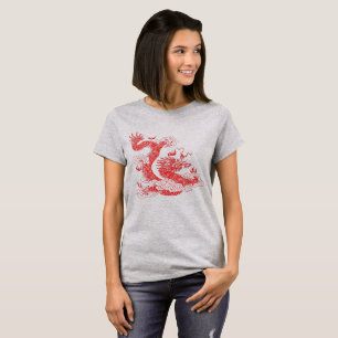 Aziatische Rode Draak T-shirt