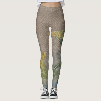 Aziatische stijlkunst leggings