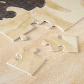 Aziatische tapijt met Bowl- en Drakenontwerp Legpuzzel (Zijkant)