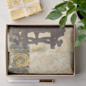 Aziatische tapijt met Bowl- en Drakenontwerp Tissuepapier (Geschenk)